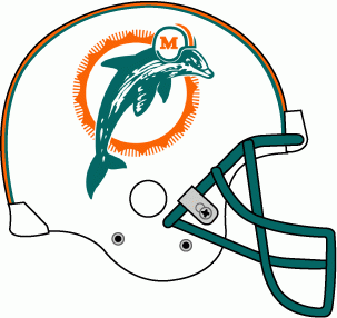 Miami Dolphins 1989-1996 Helmet Logo t shirts DIY iron ons